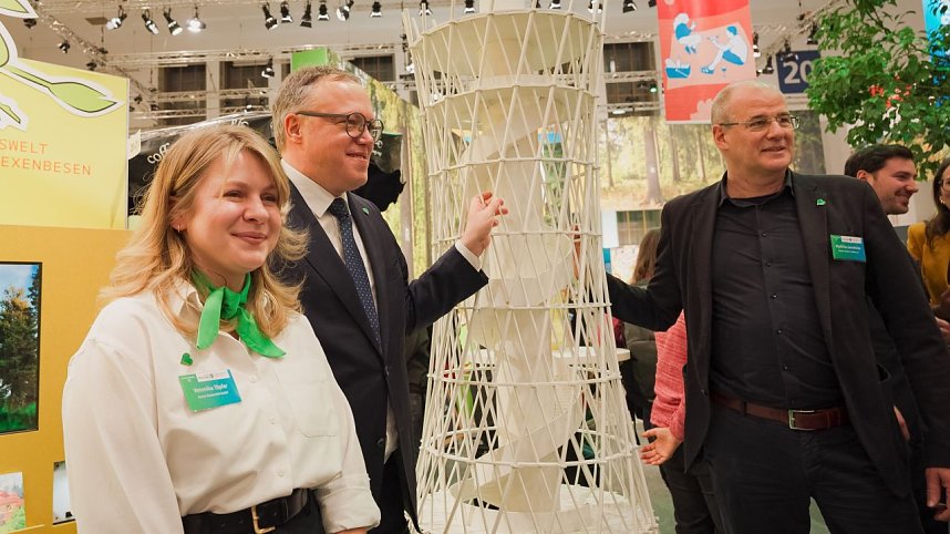 Die Hex-Erlebniswelt pr&auml;sentiert sich auf der Gr&uuml;nen Woche in Berlin.