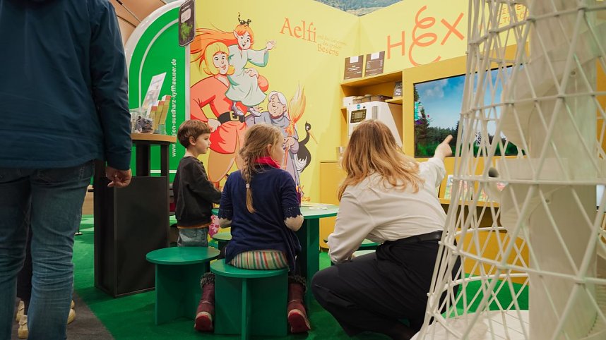 Die Hex-Erlebniswelt pr&auml;sentiert sich auf der Gr&uuml;nen Woche in Berlin.