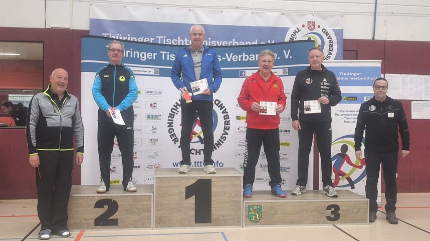 Die Tischtennisspieler des TTV Hydro Nordhausen holten bei den Landesmeisterschaften viele Titel.