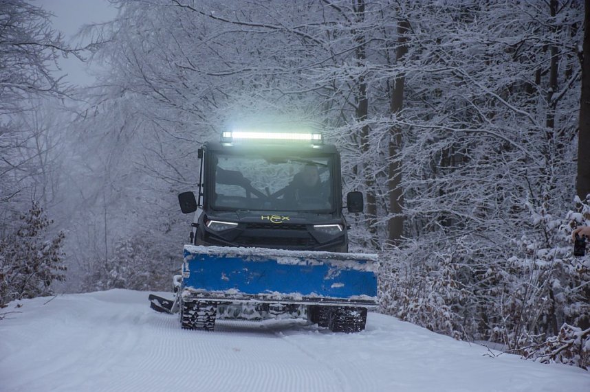 Die Loipe ab Rothes&uuml;tte ist wieder frisch gespurt.