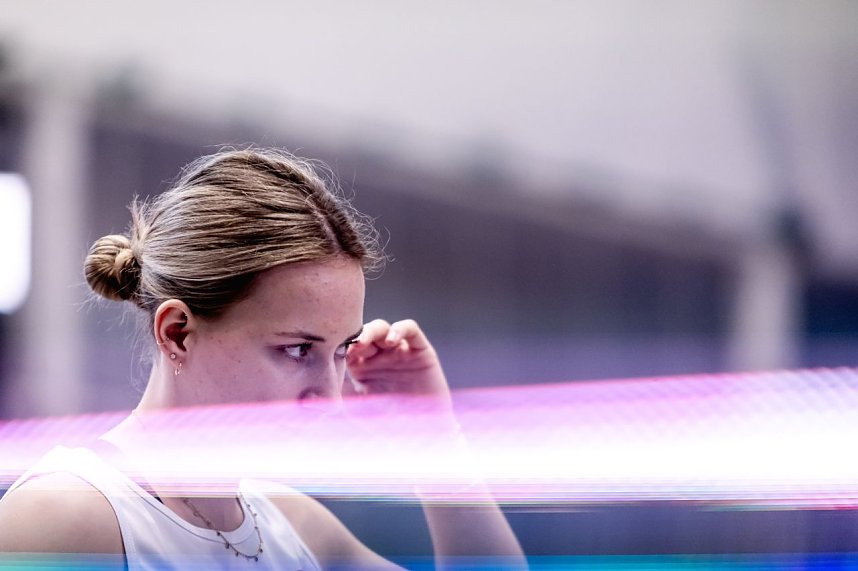 Bilder vom U-20-Wettkampf beim Kugelsto&szlig;-Indoor. 