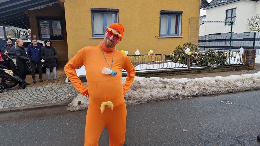 Umzug zum 66. Jubil&auml;um des Krimder&ouml;der Karnevalsclubs