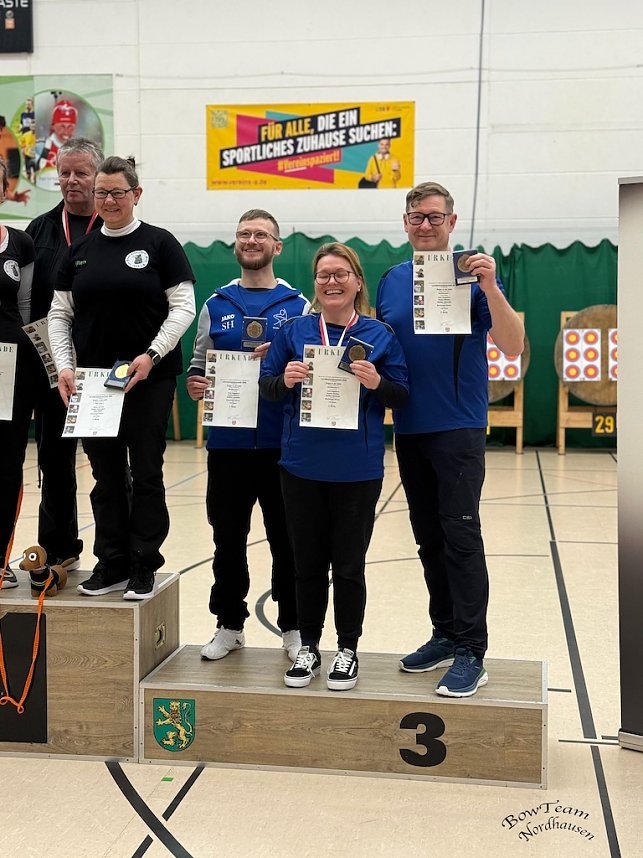 Das Nordh&auml;user Bowteam bei den Landesmeisterschaften.