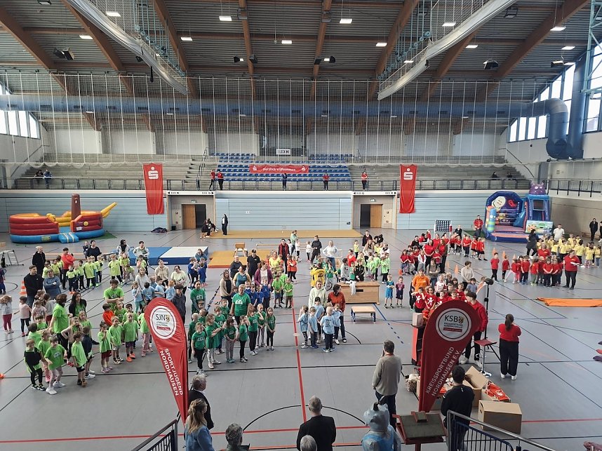 Kindergartensporttag in der Wiedigsburghalle