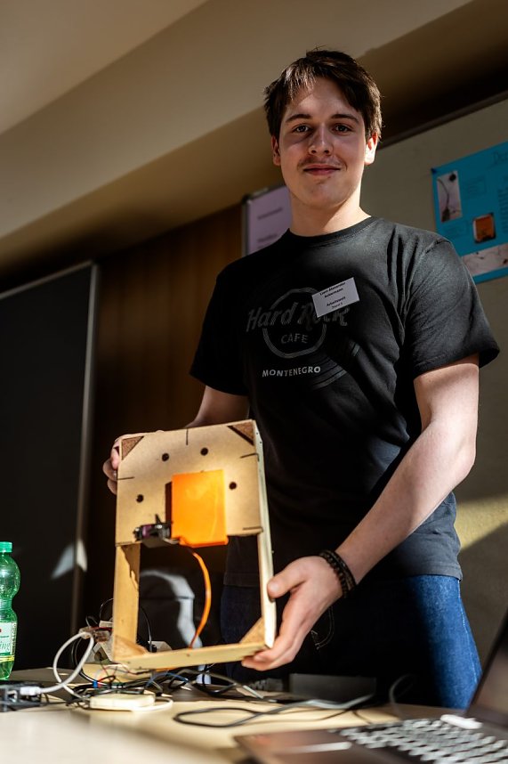 Jugend forscht im Audimax der Hochschule Nordhausen. 