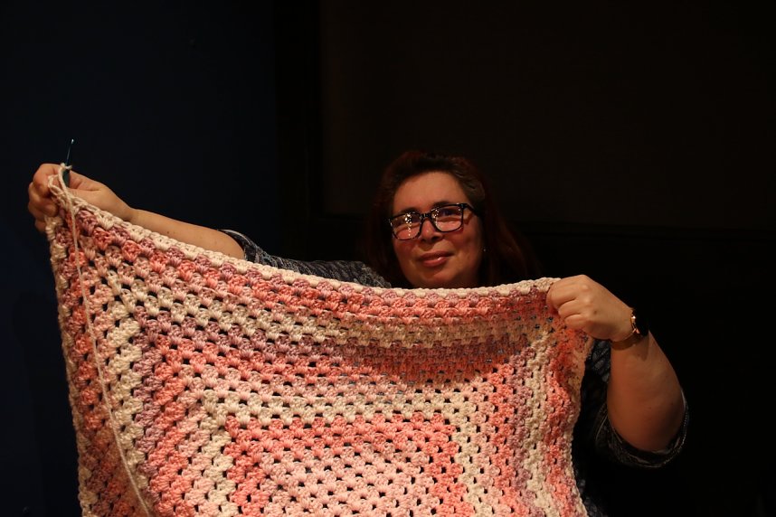 "Wollkommen" im Strickkino in Nordhausen