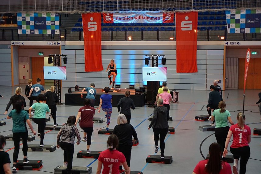 16. Fitness-Nacht in der Wiedigsburg in Nordhausen. 