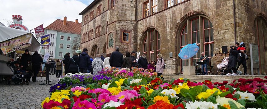 Brunnenfest und verkaufsoffener Sonntag in Nordhausen.