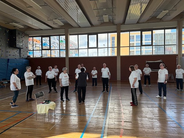 Die Herzsportler luden zum Tag der offenen T&uuml;r in die Turnhalle des S&uuml;dharz-Klinikums