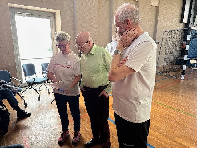 Die Herzsportler luden zum Tag der offenen T&uuml;r in die Turnhalle des S&uuml;dharz-Klinikums