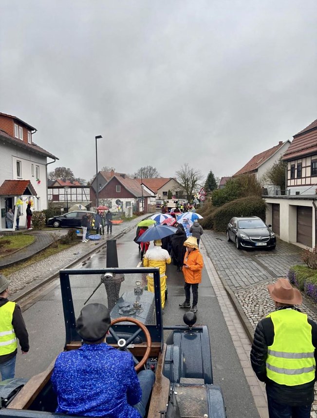 Karnevalsumzug durch Petersdorf im M&auml;rz