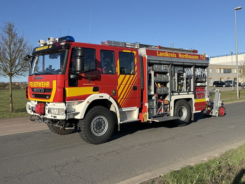 Ein spektakul&auml;rer Unfall ereignete sich heute Nachmittag in Nordhausen. 