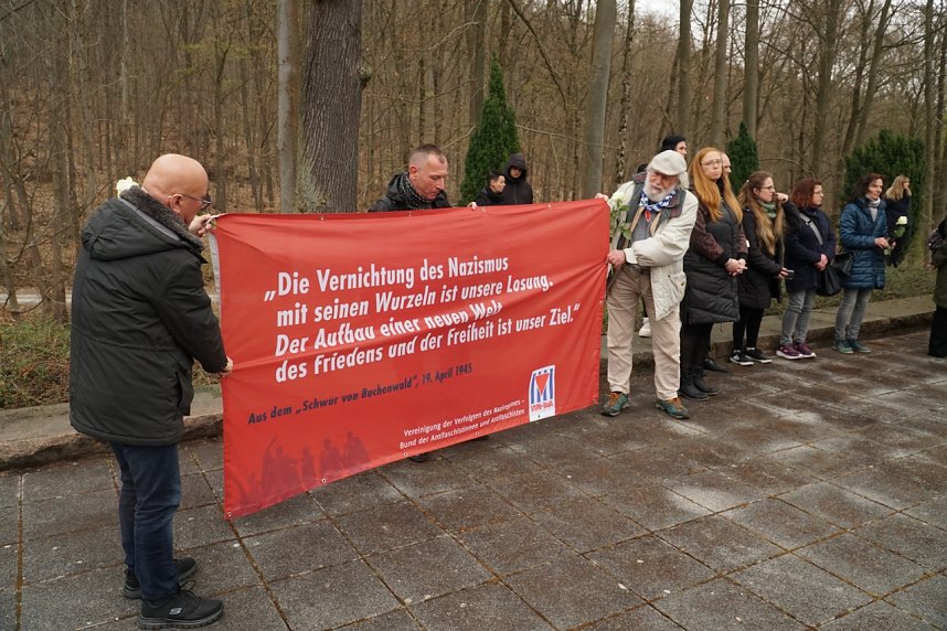 Gedenken zum 81. Jahrestag der Befreiung des KZ Mittelbau-Dora