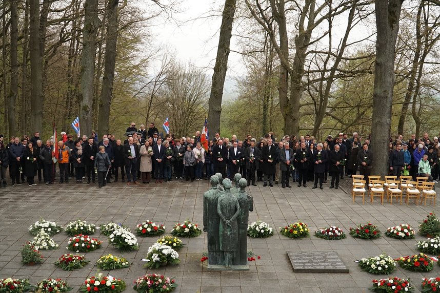 Gedenken zum 81. Jahrestag der Befreiung des KZ Mittelbau-Dora