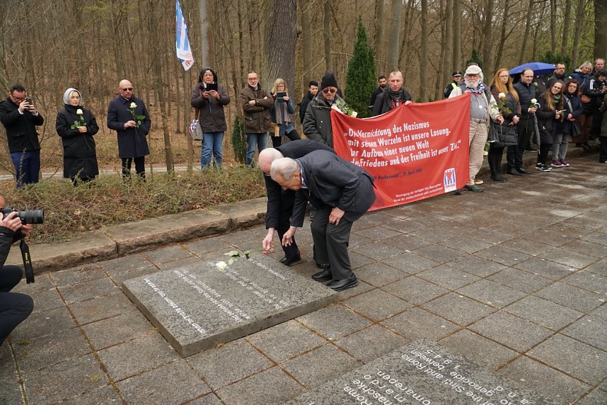 Gedenken zum 81. Jahrestag der Befreiung des KZ Mittelbau-Dora