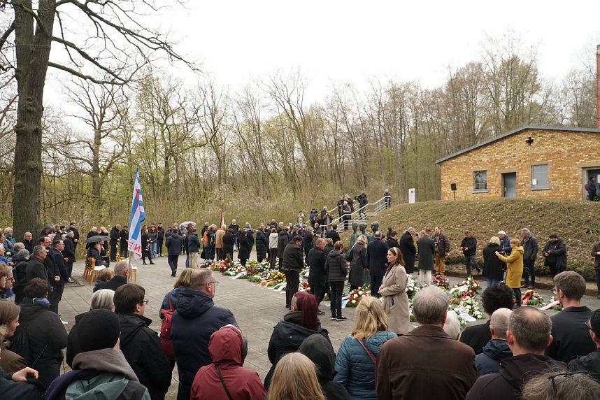 Gedenken zum 81. Jahrestag der Befreiung des KZ Mittelbau-Dora