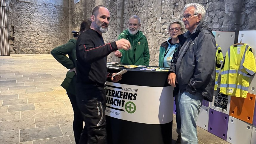 Bikergottesdienst in der Kirche in Ellrich.