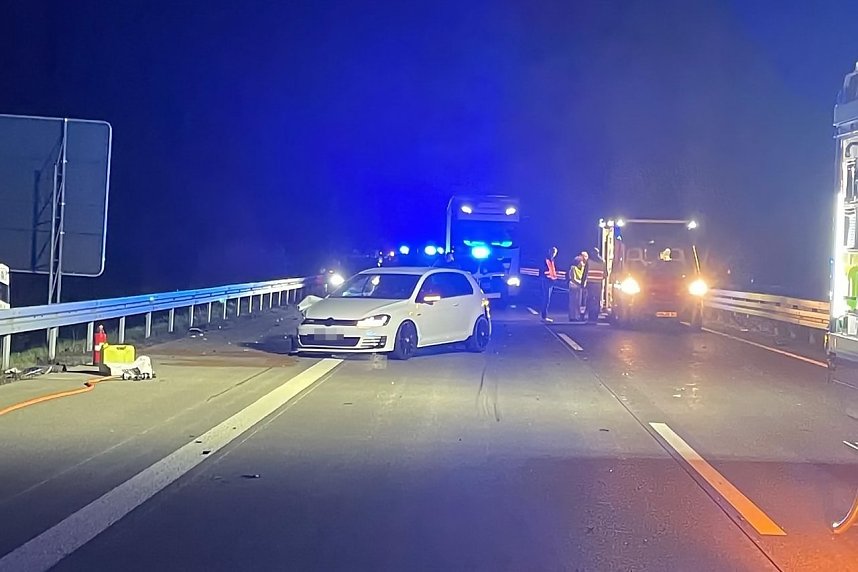 Unfall auf der A38