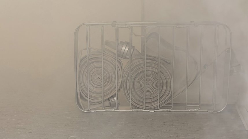 freiwillige Feuerwehr Herreden &uuml;bt Evakuierung