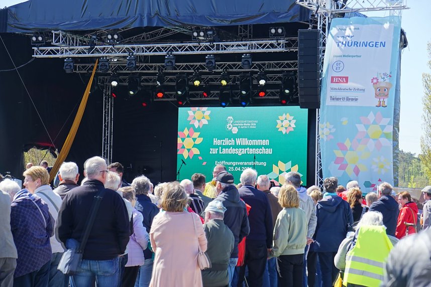 Impressionen von derEr&ouml;ffnung der Landesgartenschau in Leinefelde. 