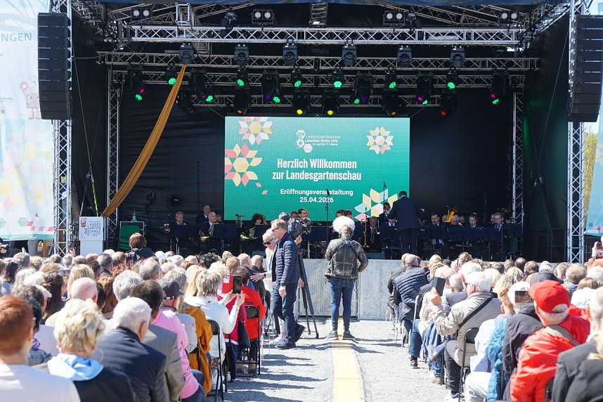 Impressionen von derEr&ouml;ffnung der Landesgartenschau in Leinefelde. 