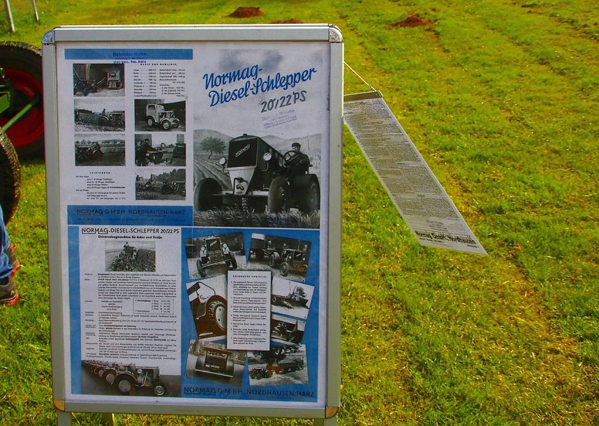Der Traktor Normag NG 2 hat auch heute noch viele Fans. 