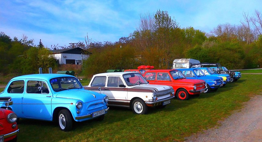 23. Jahrestreffen der Saporoshez-Fans am Stausee Kelbra.