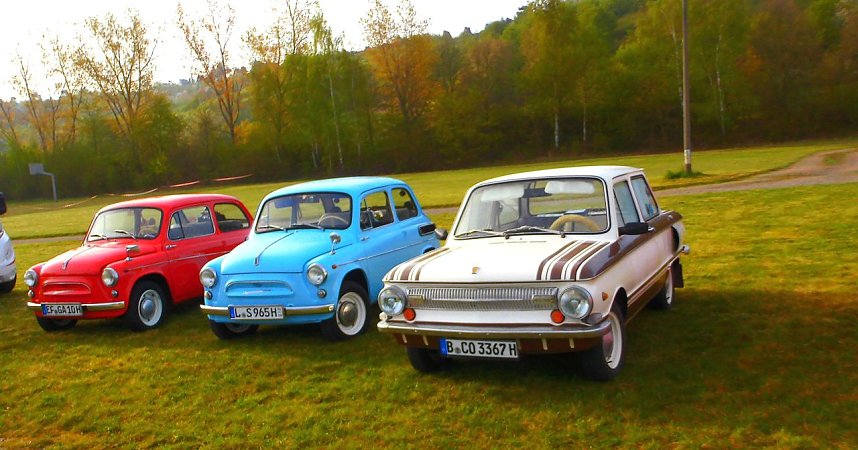 23. Jahrestreffen der Saporoshez-Fans am Stausee Kelbra.