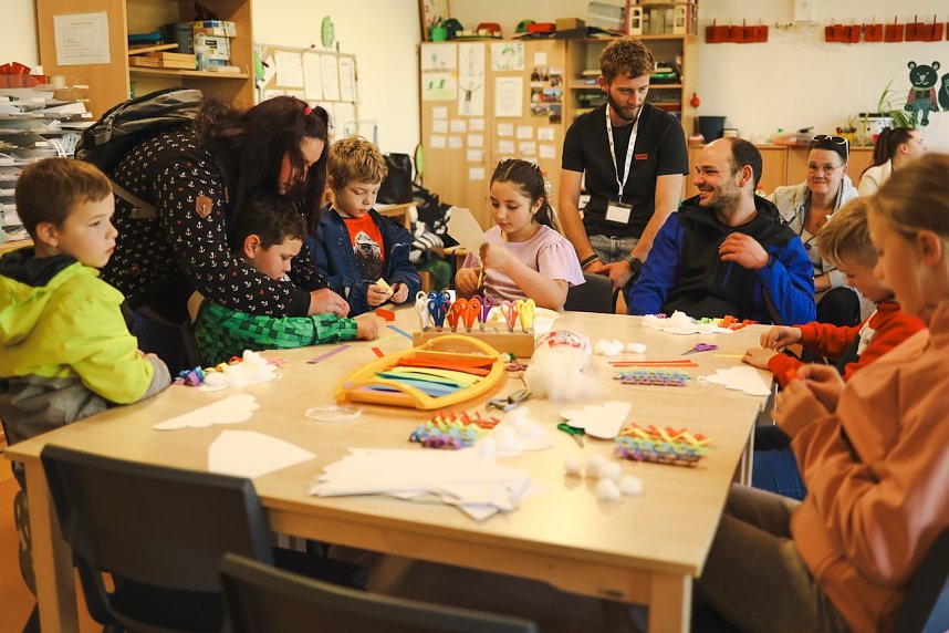 Beim Tag der offenen T&uuml;r in der Brecht-Grundschule in Nordhausen war viel los.