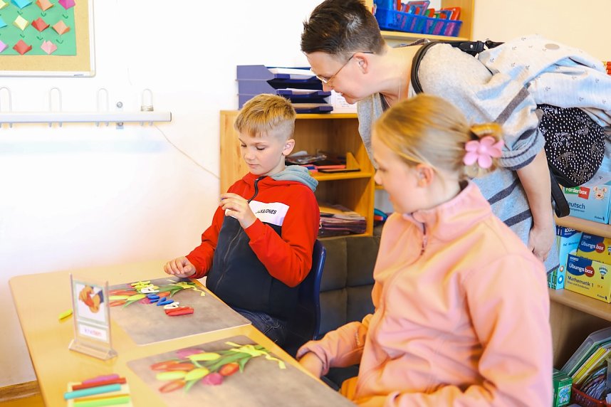 Beim Tag der offenen T&uuml;r in der Brecht-Grundschule in Nordhausen war viel los.
