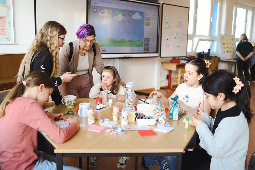 Beim Tag der offenen T&uuml;r in der Brecht-Grundschule in Nordhausen war viel los.
