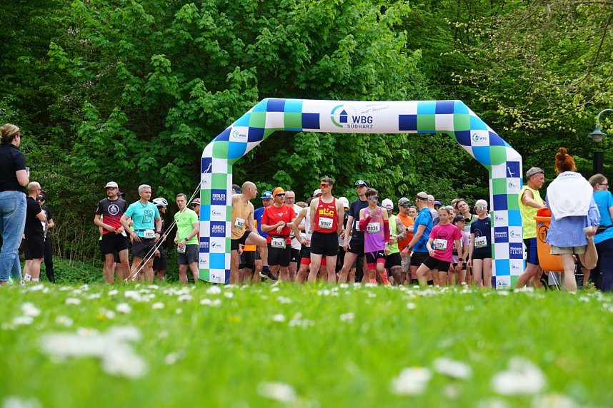 Impressionen vom 12. Harztorlauf im Landkreis Nordhausen.