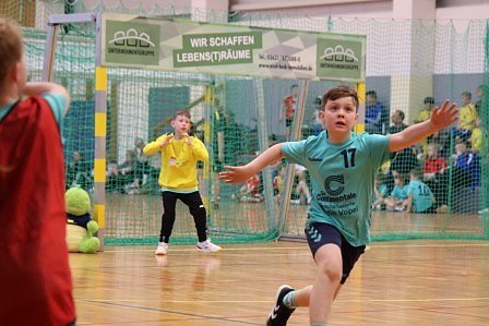Handball der Spitzenklasse in der Ballspielhalle.