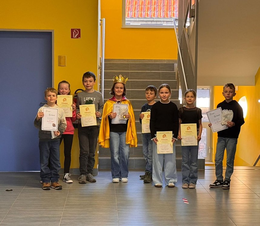 Die besten Vorleser der Grundschule in Werther.