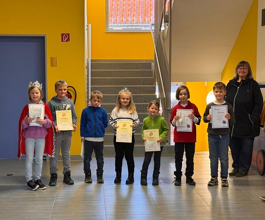 Die besten Vorleser der Grundschule in Werther.