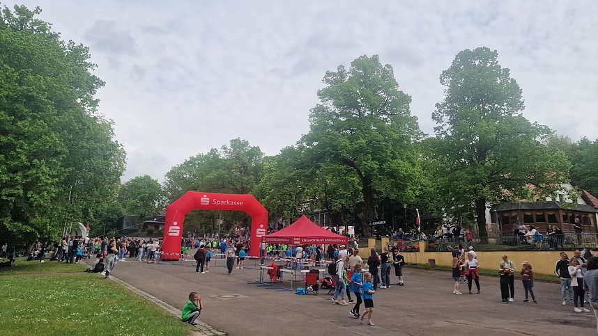 Im Gehege fand heute wieder der Kreiscrosslauf statt