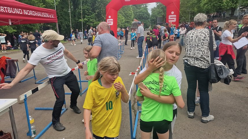 Im Gehege fand heute wieder der Kreiscrosslauf statt