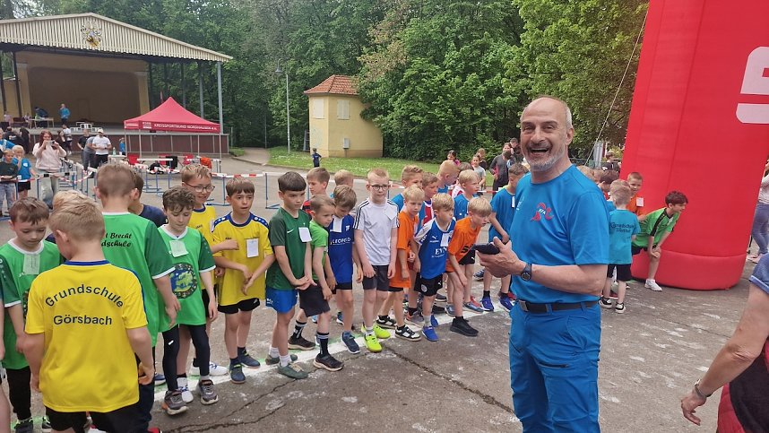 Im Gehege fand heute wieder der Kreiscrosslauf statt