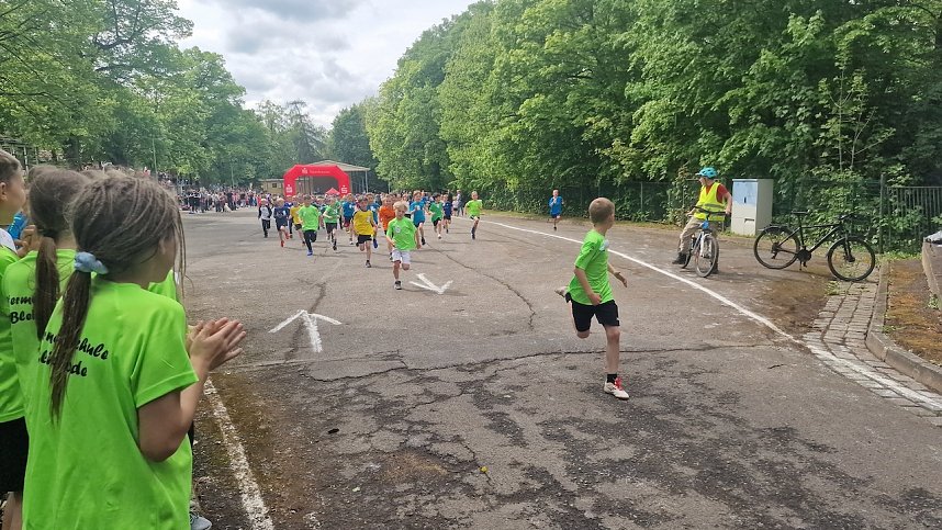 Im Gehege fand heute wieder der Kreiscrosslauf statt