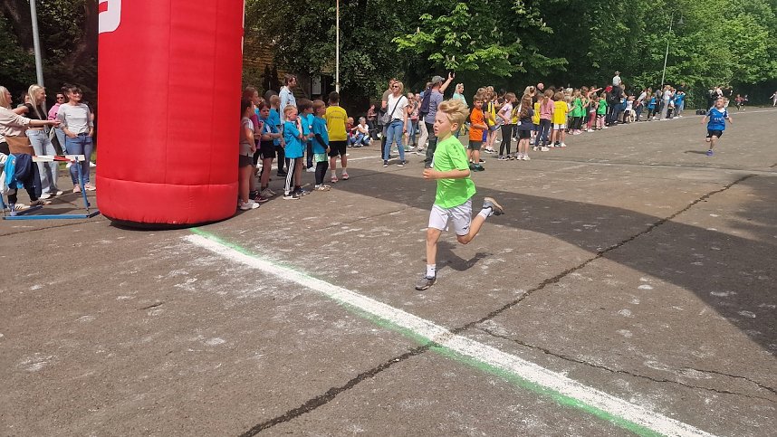 Im Gehege fand heute wieder der Kreiscrosslauf statt