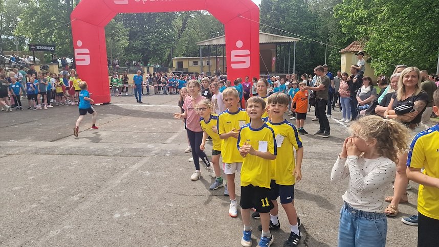 Im Gehege fand heute wieder der Kreiscrosslauf statt