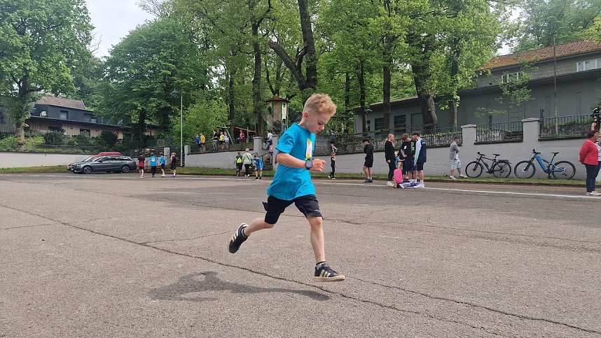 Im Gehege fand heute wieder der Kreiscrosslauf statt