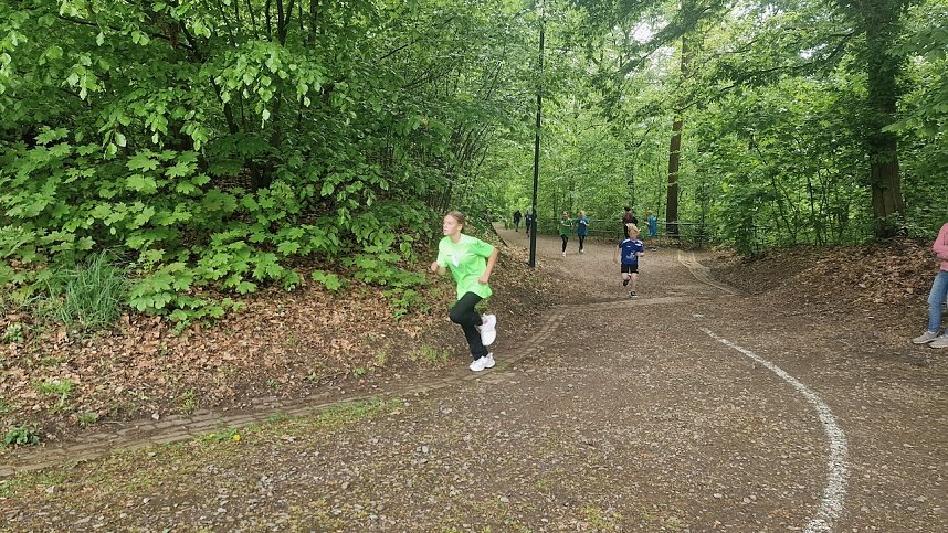 Im Gehege fand heute wieder der Kreiscrosslauf statt