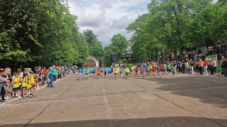 Im Gehege fand heute wieder der Kreiscrosslauf statt
