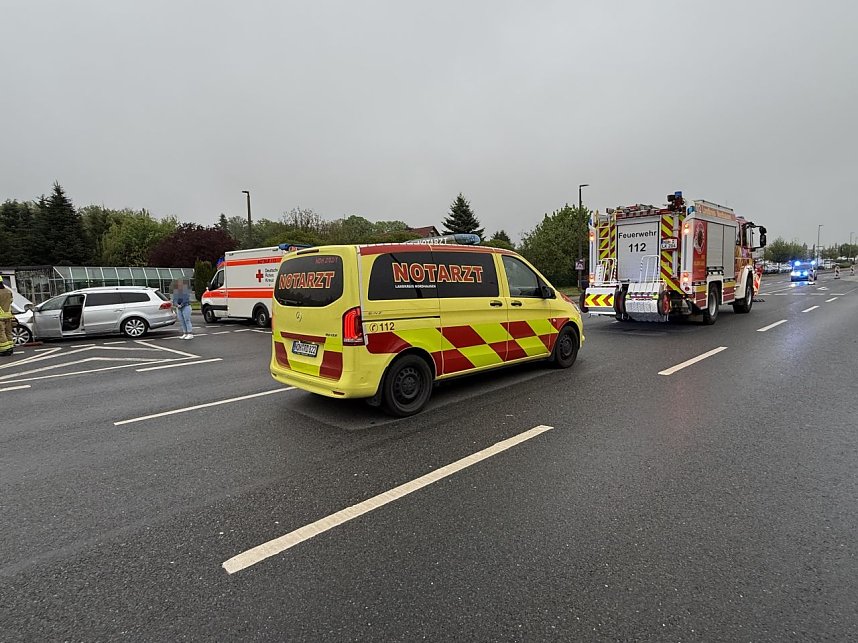 Am Dienstagmorgen ereignete sich ein Unfall in der Halleschen Stra&szlig;e in Nordhausen.