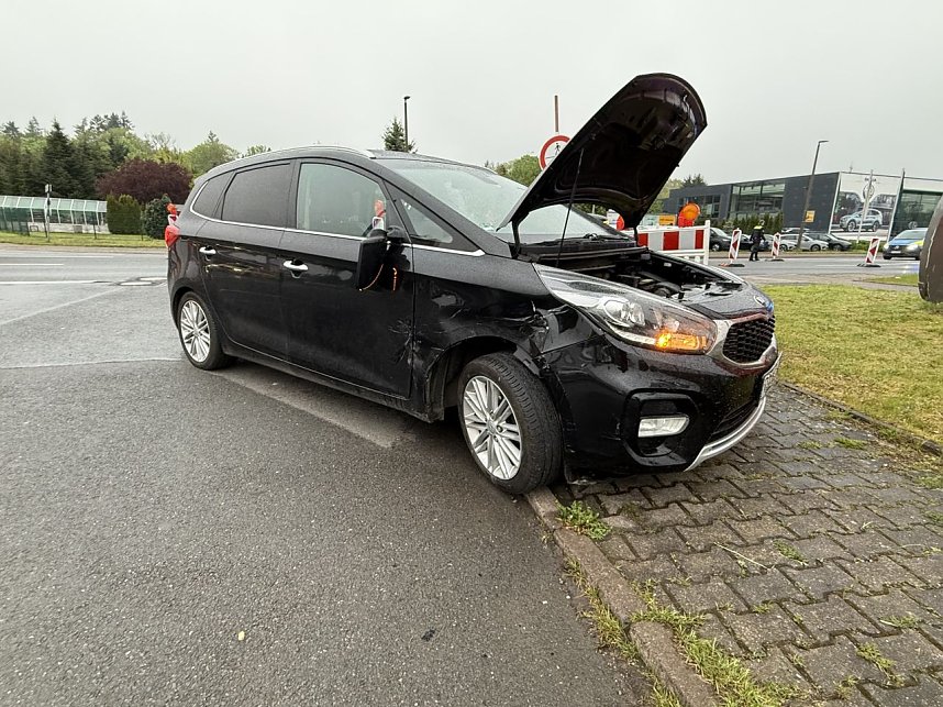 Am Dienstagmorgen ereignete sich ein Unfall in der Halleschen Stra&szlig;e in Nordhausen.