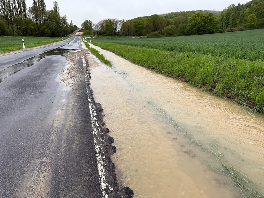 Unwetter &uuml;ber der Goldenen Aue sorgte f&uuml;r viele Feuerwehreins&auml;tze