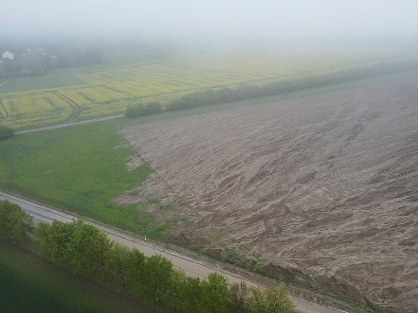 Unwetter &uuml;ber der Goldenen Aue sorgte f&uuml;r viele Feuerwehreins&auml;tze