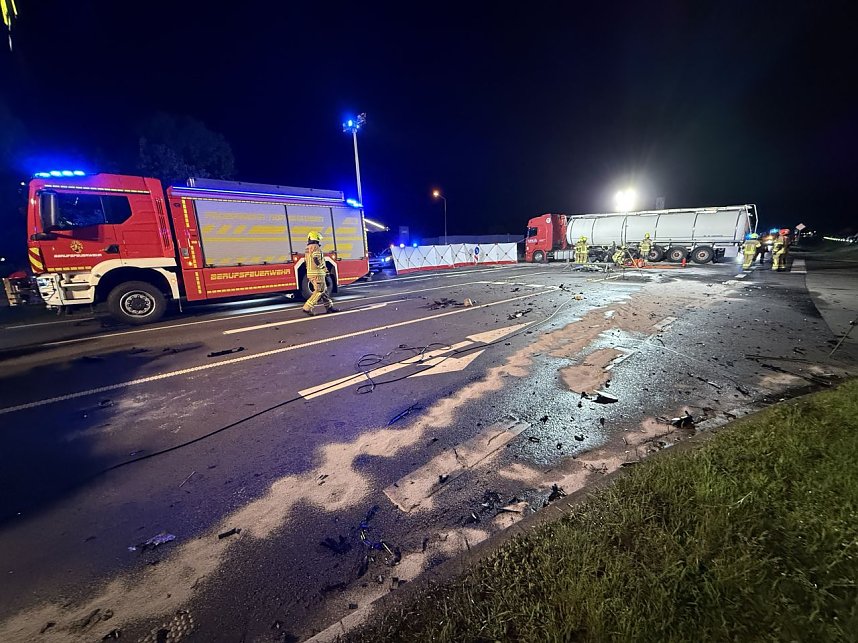 Ein spektakul&auml;rer Unfall ereignete sich Donnerstagabend bei Nordhausen.