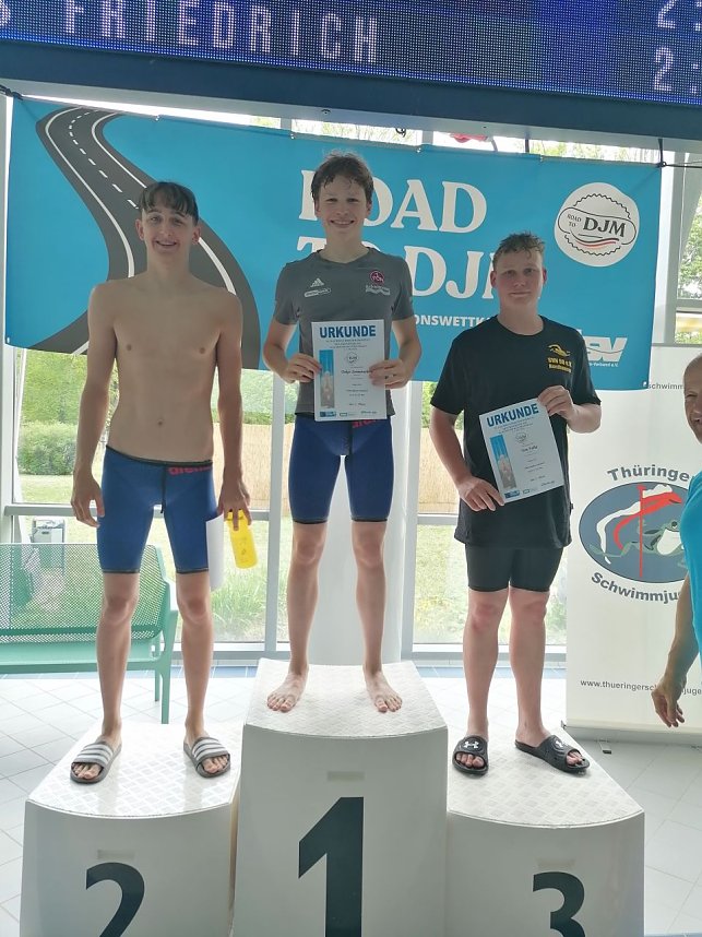Die Nordh&auml;user Nachwuchschwimmer schlugen sich gut in Erfurt. 